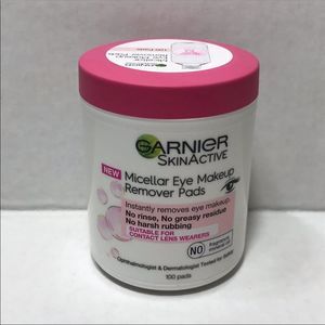 GARNIER SKINACTIVE MICELLAR EYE MAKEUP REMOVER PADS